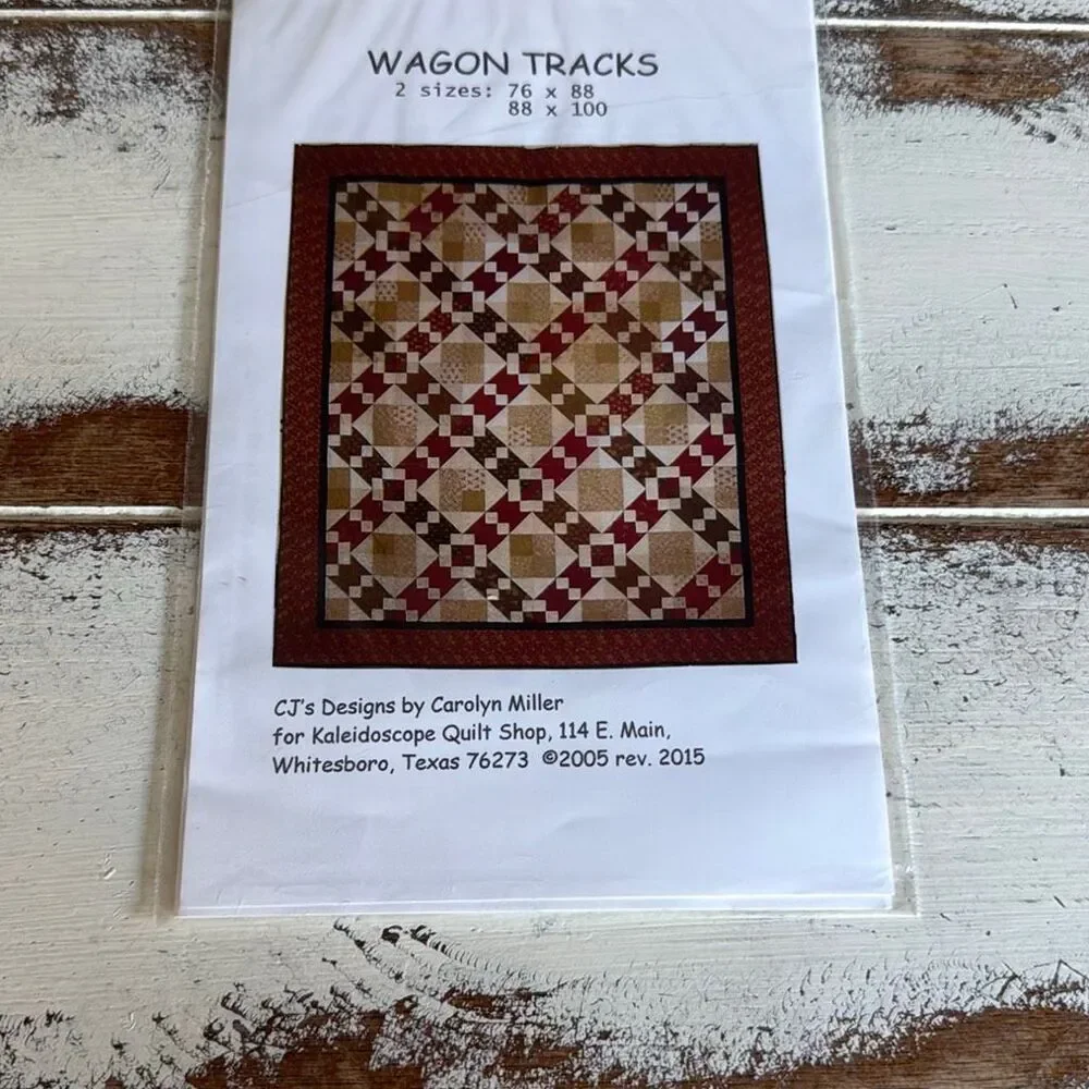 Pattern wagon tracks quilt